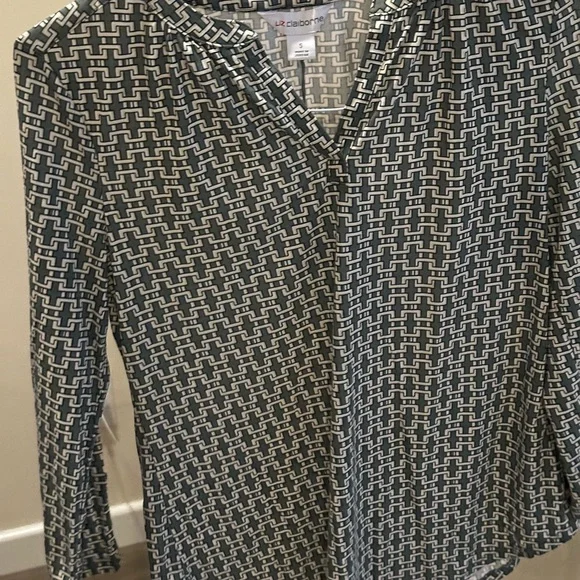 Liz Claiborne, small sage green New with tag T-shirt top - Picture 7 of 10